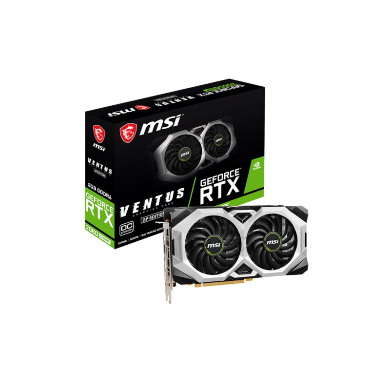 Komponenter - MSi GeForce RTX 2060 VENTUS GP OC 6GB GDDR6