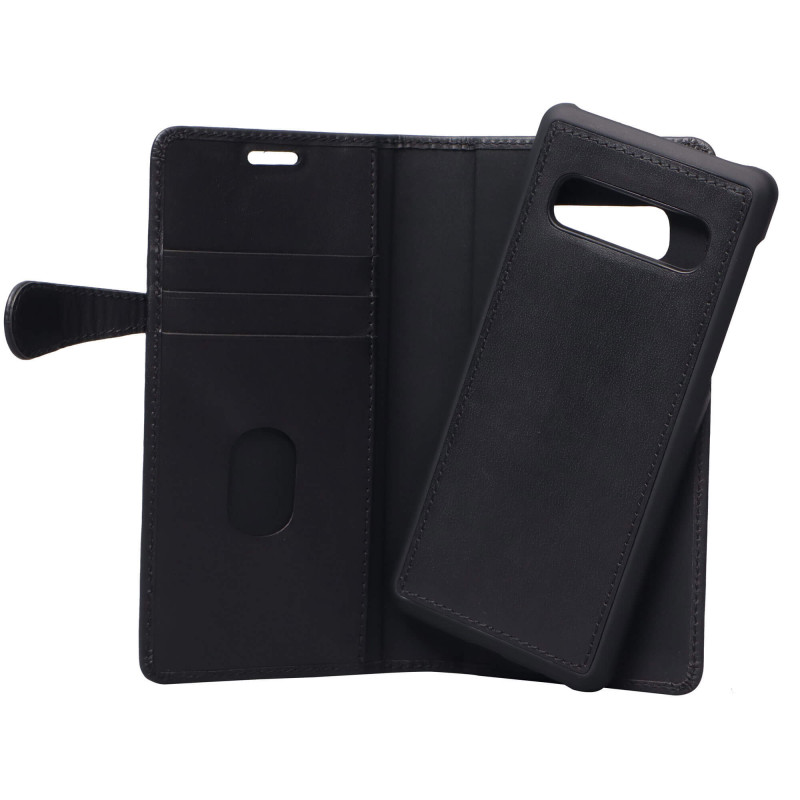 Cases - Buffalo magnetisk 2-i-1 læderpungetui til Samsung Galaxy S10+ Plus