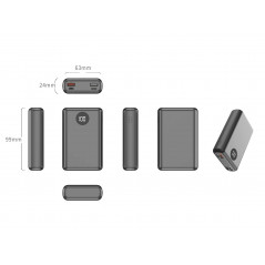 Portable batterier - iiglo PowerBank batteri på 10.000mAh