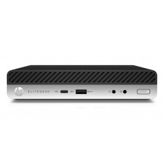 Brugt stationær computer - HP EliteDesk 800 G3 Mini i5 8GB 128GB SSD Win 10 Pro (brugt)