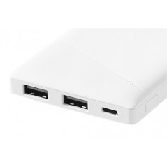 Portable batterier - Slim Powerbank 5000mAh fra Deltaco med 2.1A