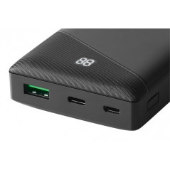 Portable batterier - Deltaco 10000mAh Powerbank med hurtig opladning og 3 A/18 W, 37 Wh