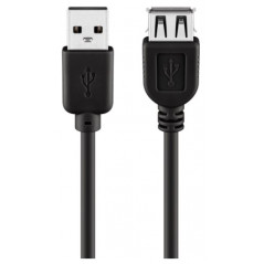 USB 2.0-forlængerkabel USB-A (han) til USB-A (hun)