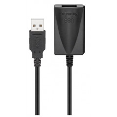 Aktivt USB 2.0-forlængerkabel 5M, der kan forlænges