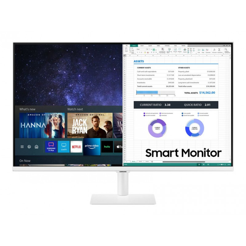 Computerskærm 25" eller større - Samsung 32" S32AM501 Smart LED-skärm