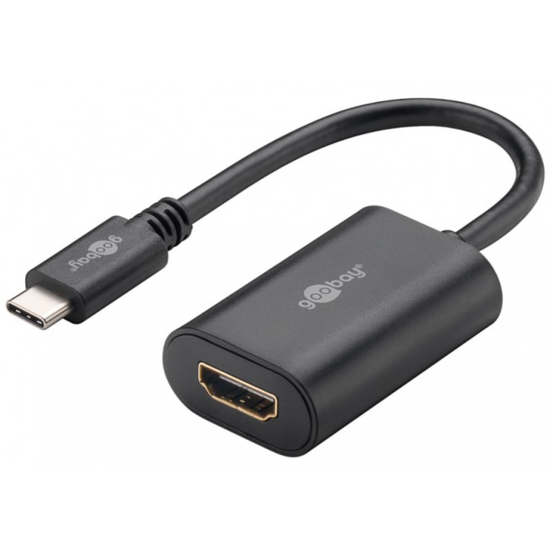 TV og lyd - Goobay USB-C til HDMI-adapter 4k Ultra HD @60Hz og 3D