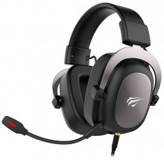 Lyd - Havit gamingheadset 7.1 Black + Gunmetal med USB & 3.5mm
