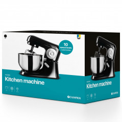 Food Processorer - Champion Black Food Processor 700W med 5L skål og tilbehør