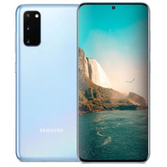 Samsung Galaxy S20 5G 128 GB DS Blue med 120 Hz-skærm (brugt)
