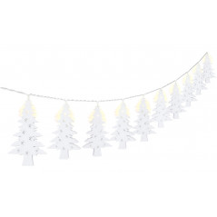 Goobay LED-lysstreng med juletræsmotiv til indendørs brug med timer 1,3 m 10 stk. LED
