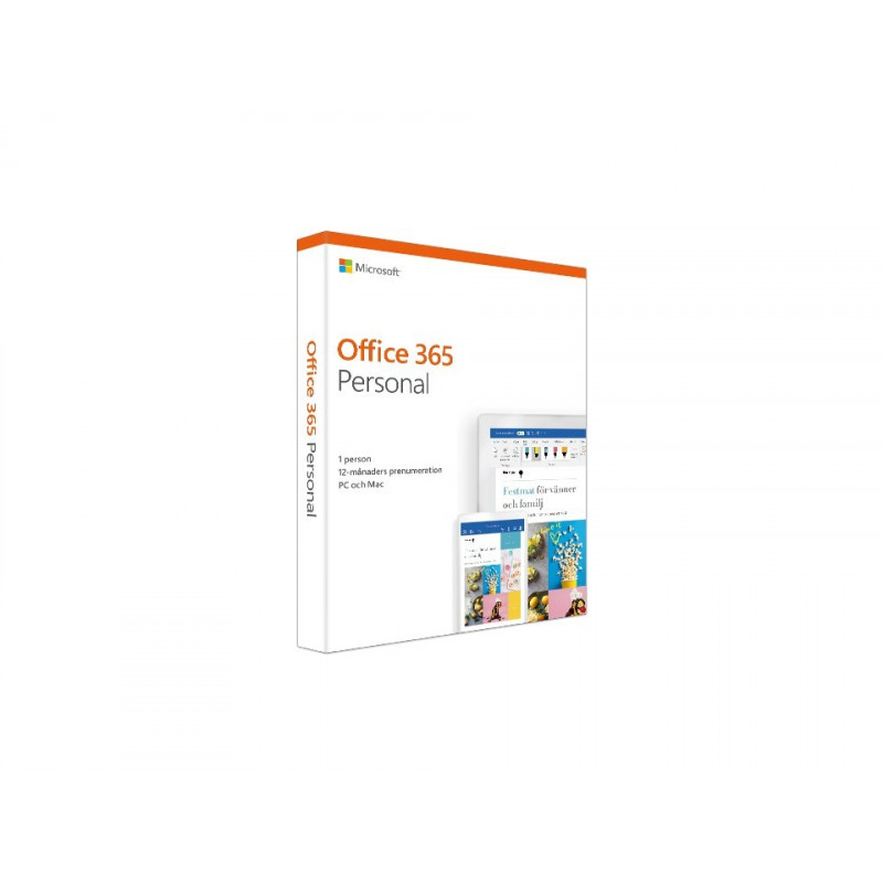 Office - Microsoft Office 365 Personal til 1 person i 1 år (PC/MAC/MOBIL)