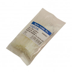 Cable ties 100-pak hvid (10 cm)
