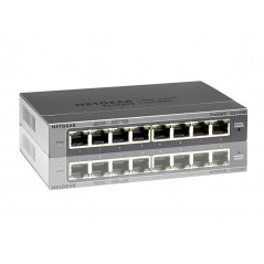 Netværksswitch - Netgear 8-ports Gigabit-switch GS108E