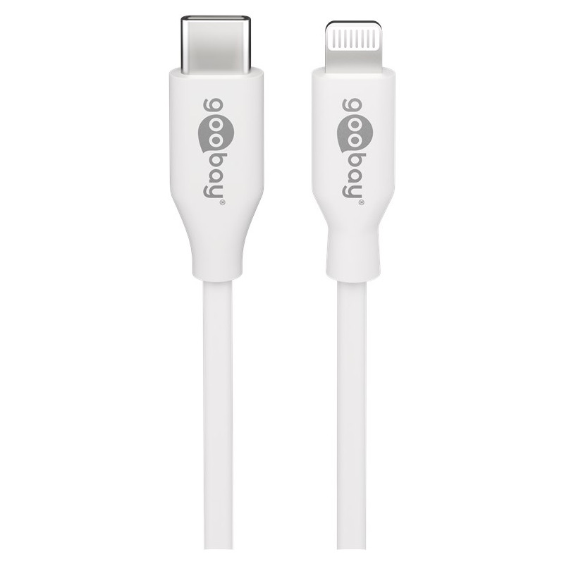 Lightning kabel iphone - Lightning till USB-C-kabel, vit (2 meter)