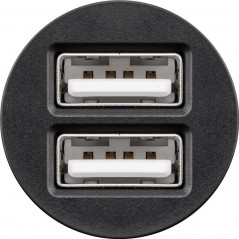 Biloplader med understøttelse af hurtig opladning og 2x USB-stik