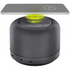 USB-C skærmadapter - USB-C 12-i-1 Multiport Dock med trådlös snabbladdning, strömförsörjning 100 W och multimediahögtalare
