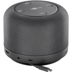 USB-C skærmadapter - USB-C 12-i-1 Multiport Dock med trådlös snabbladdning, strömförsörjning 100 W och multimediahögtalare