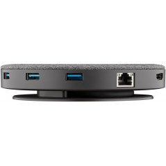 USB-C skærmadapter - USB-C 11-i-1 Multiport Dock med trådlös snabbladdning och strömförsörjning 100 W