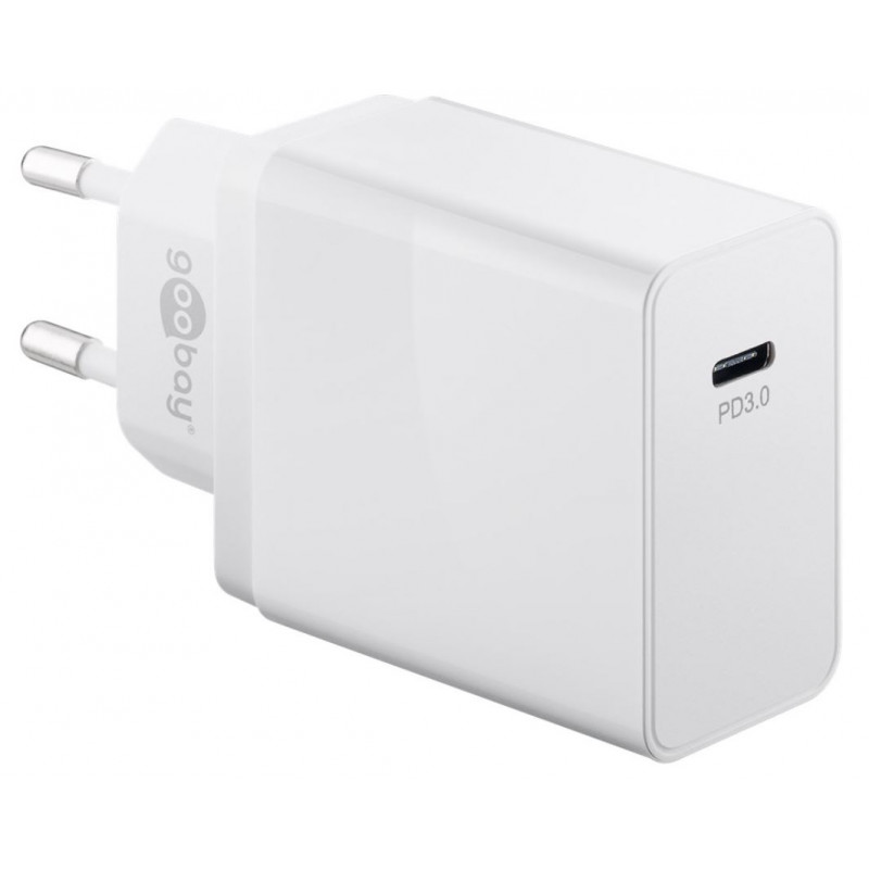 Opladere og kabler - Strømadapter med USB-C PD (Power Delivery) 25W, hurtig opladning
