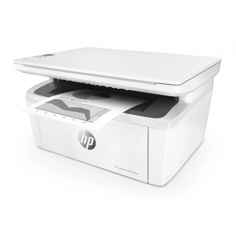 Billig laserprinter - HP LaserJet Pro MFP M28w trådlös allt-i-ett laserskrivare (box damage)