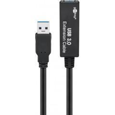 USB-kabel og USB-hubb - Aktivt USB 3.0-forlængerkabel 5M