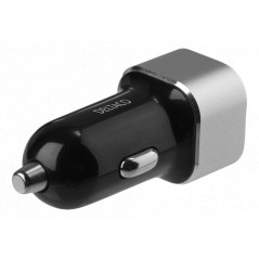 Opladere og kabler - Billaddare med 2 USB-kontakter, 17W