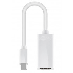 Mini DisplayPort til HDMI-adapter 1.1 max resolution FHD 60Hz