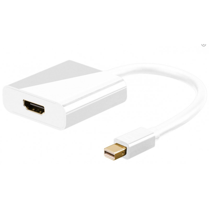 Skærmkabel & skærmadapter - Mini DisplayPort til HDMI-adapter 2.2 4K@30Hz