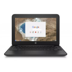 Brugt bærbar computer - HP Chromebook 11 G4 Grey (beg med mura och märke skärm)