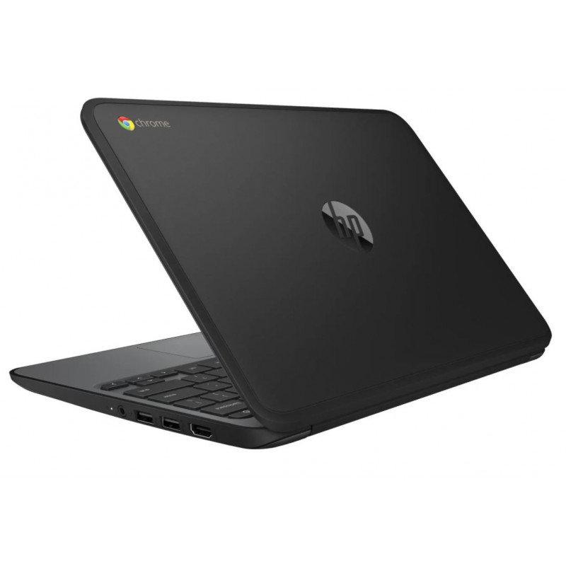 Brugt bærbar computer - HP Chromebook 11 G4 Grey (beg med mura och märke skärm)
