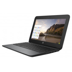 Brugt bærbar computer - HP Chromebook 11 G4 Grey (beg med mura och märke skärm)