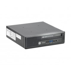 Brugt stationær computer - HP Elitedesk 800 G1 USDT i5 8GB 128SSD (beg med defekt USB2-port fram)