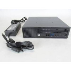 Brugt stationær computer - HP Elitedesk 800 G1 USDT i5 8GB 128SSD (beg med defekt USB2-port fram)