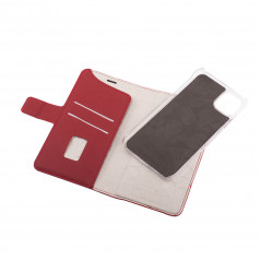 iPhone 12 - Onsala 2-i-1 magnetisk pungetui til iPhone 12 / 12 Pro Saffiano Red