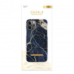 Onsala mobiletui til iPhone 11 Pro Soft Black Galaxy Marble