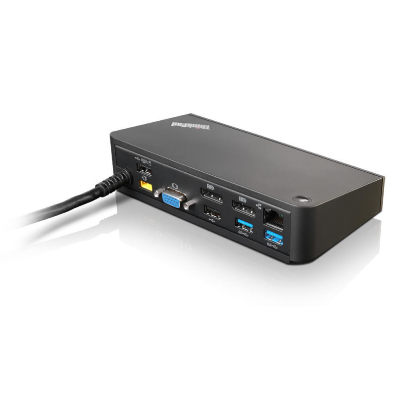 Dockingstation til computer - Lenovo OneLink+ dockingstation til X1, ThinkPad Yoga m.fl. uden oplader (brugt)