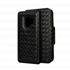 Etui med magnetisk mobilskal til Samsung S9 (Black Elite)