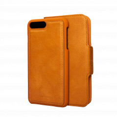 Etui med magnetisk mobiltelefondæksel til iPhone 7/8 Plus (Orange)