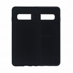 Merskal premium silikoneskal til Samsung Galaxy S10 (Black)