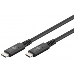 USB-C-kabel - USB-C til USB-C Thunderbolt 4 kabel (USB4 Gen 3x2) 100W 40 Gbps 1M 8K @ 60 Hz