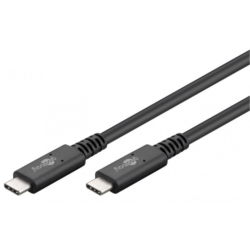 USB-C-kabel - USB-C til USB-C Thunderbolt 4 kabel (USB4 Gen 3x2) 100W 40 Gbps 1M 8K @ 60 Hz