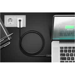 USB-C-kabel - USB-C til USB-C Thunderbolt 4 kabel (USB4 Gen 3x2) 100W 40 Gbps 1M 8K @ 60 Hz