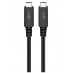 USB-C-kabel - USB-C til USB-C Thunderbolt 4 kabel (USB4 Gen 3x2) 100W 40 Gbps 1M 8K @ 60 Hz