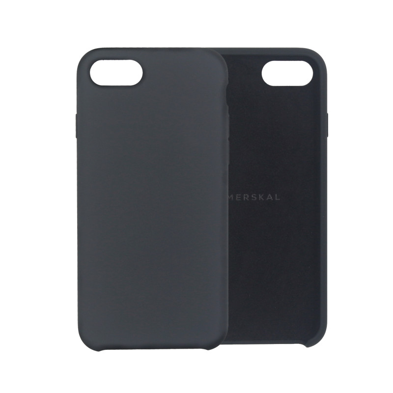Skaller og hylstre - Merskal premium silikone skal til iPhone 7/8/SE2/SE3 (Gray)