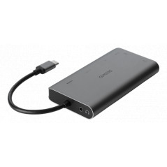 USB-C-dockingstation med flere porte til HDMI/VGA/LAN/USB med 4K-understøttelse 100W PD