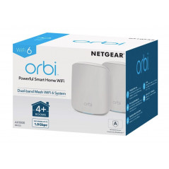 Netgear Orbi RBK352 trådlöst WiFi 6 Mesh-system (2-pack)