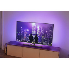 Billige tv\'er - Philips 50-tums 4K Smart UHD-TV med fyrsidig Ambilight