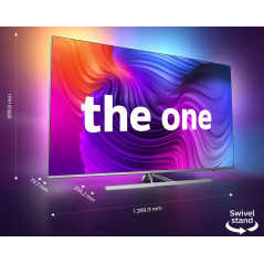 Billige tv\'er - Philips 58-tums 4K Smart UHD-TV med Ambilight