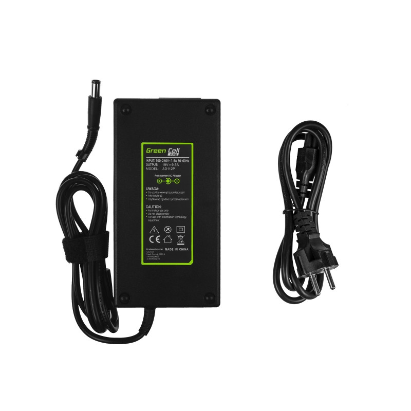 HP oplader - GreenCell Pro HP-kompatibel 180W datorladdare BlackTip 7.4x5.0mm