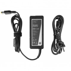 GreenCell Pro Lenovo-kompatibel 65W computeroplader Slim Tip Rektangulær